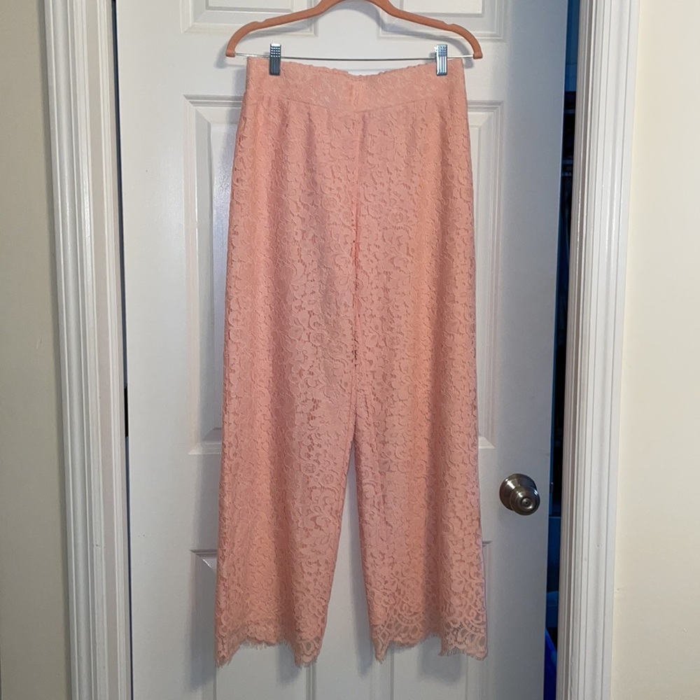 Lace Pants - Blush Pink